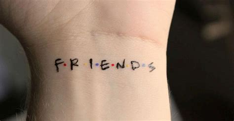 tiny friends tv show tattoo|Cool Tattoos Inspired By Friends